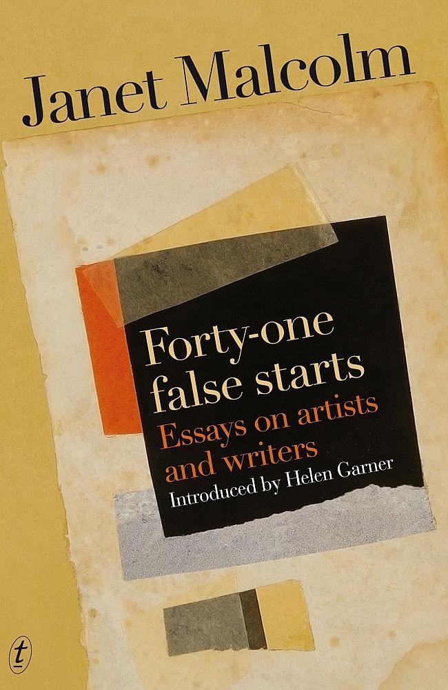 FORTY-ONE FALSE STARTS JANET MALCOLM TEXT, RRP $33 