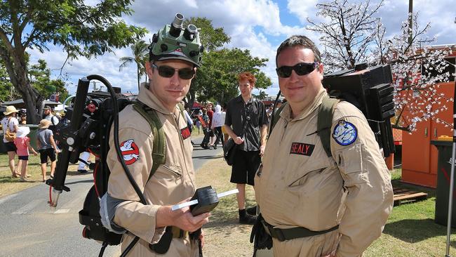 L-R Cameron Vondoom and John Sealy at CapriCon.Photo Liam Fahey / Morning Bulletin