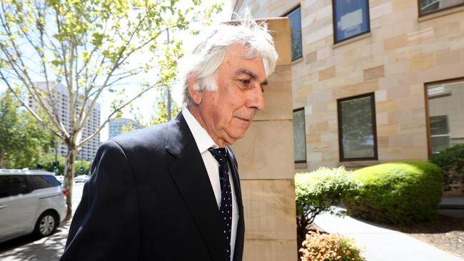 Dr Jack Kerry arrives to give evidence in the Coroners inquest into the death of Lucas Adam Pike at the Coroners Court in Adelaide in 2019. Picture: AAP/Kelly Barnes