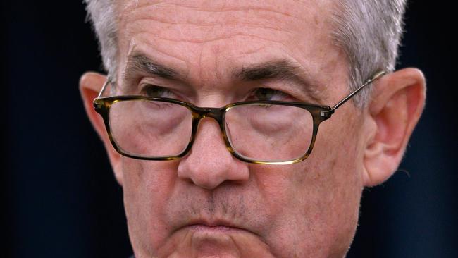 Fed chair Jerome Powell. Picture: AFP