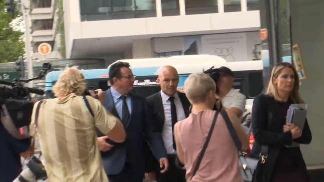 Gary Jubelin arrives at Sydney court