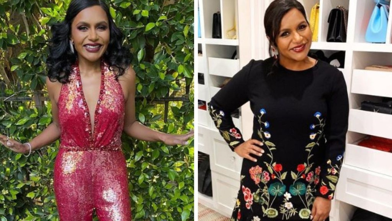 Mindy Kaling's weight loss made headlines. Source: Instagram