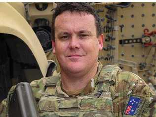 Captain Glenn Bourke, Second-in-Command for Australia’s contribution to the logistics training advisory team based in Kabul, Afghanistan. Picture: Australian Army