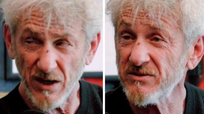Sean Penn on Louis Theroux's podcast.