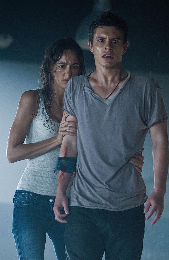 Film shelved over Flight MH370 ... Deep Water was to star Bait3D stars Sharni Vinson (who played Tina) and Xavier Samuel (Josh).