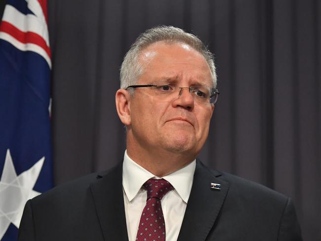 Prime Minister Scott Morrison has announced $2 billion in funding to find a vaccine for coronavirus. Picture: AAP