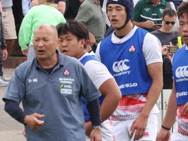 15th April 2025 Sydney NSWFormer Wallabies coach Eddie Jones will be at Coogee Oval today with the Japan under-23 team playing Randwick.It's first time he'll publicly be seen in Sydney since he quit the Wallabies to take the Japan job.
