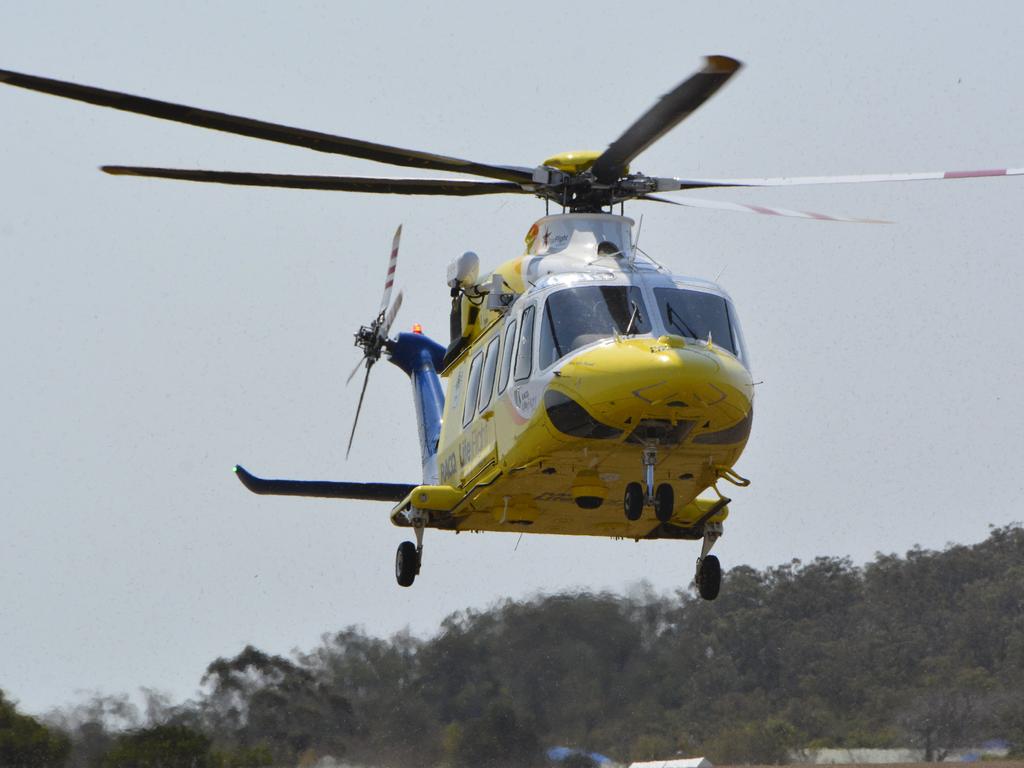 A toddler has be airlifted to Bundaberg hospital following a reported immersion incident Sunday afternoon.