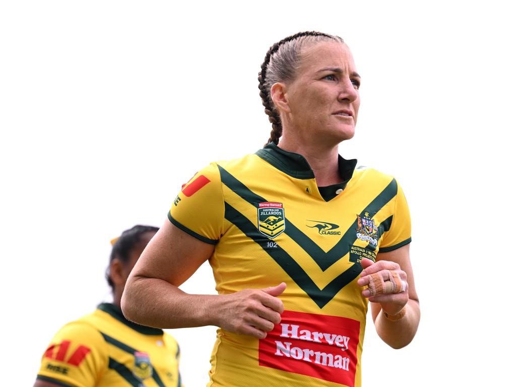 Jillaroos co-captain Ali Brigginshaw believes the women’s game has come a long way... but also has a long way to go. Picture: Getty Images