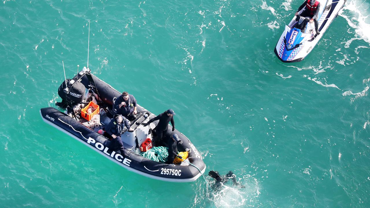 The search for the missing Yak-52 plane around South Stradbroke Island (Jumpinpin) where the pilot and passenger on board are still missing. Picture: NIGEL HALLETT