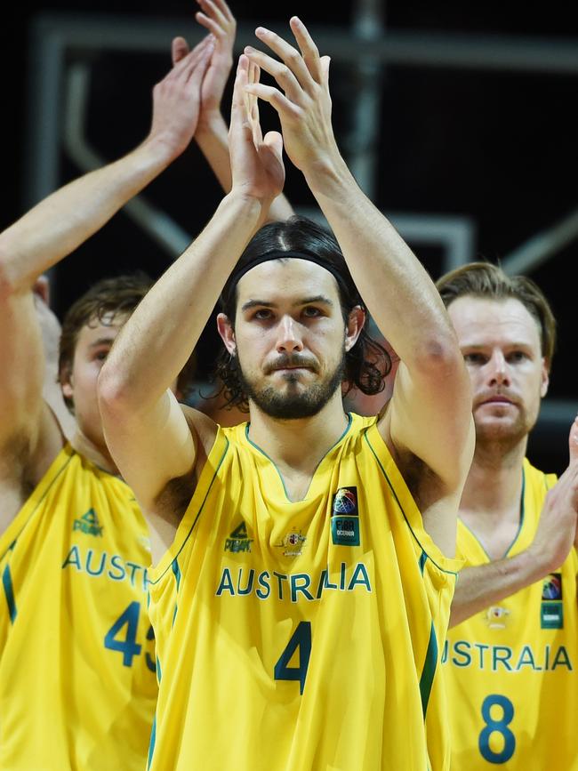 It’s been a long time since the Boomers have played on Rod Laver Arena. Picture: AAP