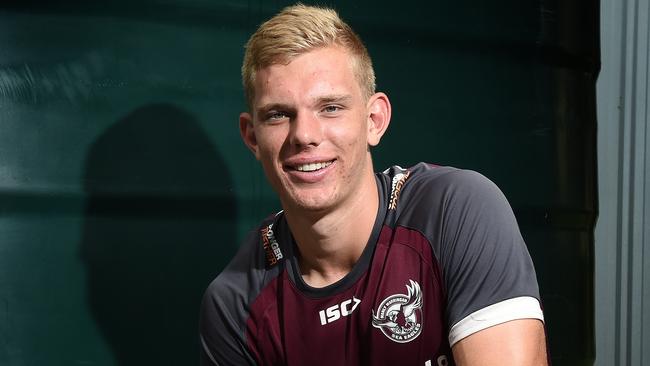 Manly Sea Eagles rising star Tom Trbojevic.