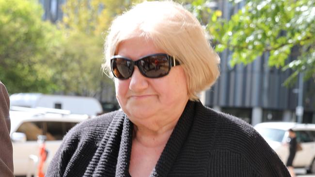 Rosa Maria Maione outside court on a previous occasion. Picture: NCA NewsWire / Dean Martin