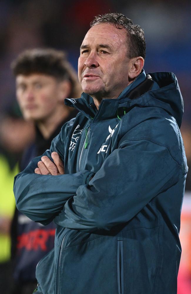 Ricky Stuart defended his players’ aggression. Picture: Hannah Peters/Getty Images