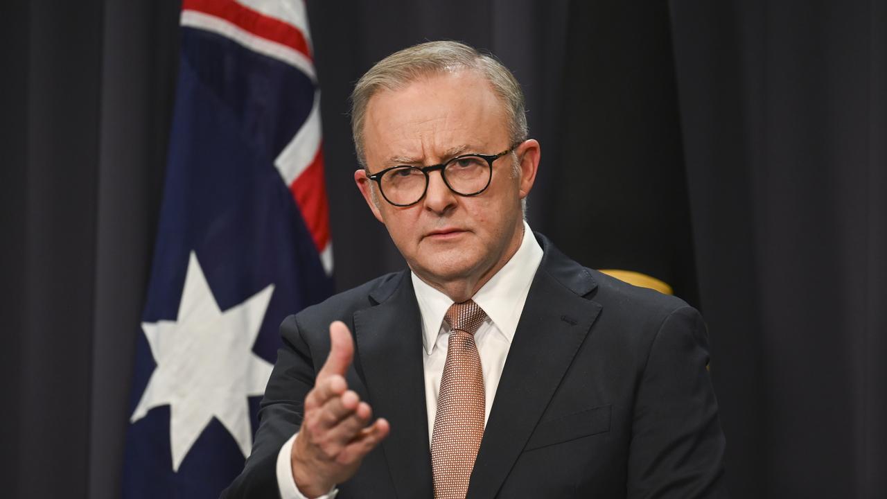 Prime Minister Anthony Albanese revealed he discussed military-to-military communications with the Chinese premier. Picture: NCA NewsWire / Martin Ollman