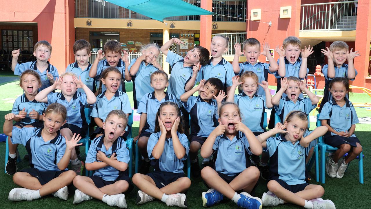 My First Year: Marymount Primary School Prep P. Back Row - Seb, Hayden, Harrison, Charlotte, Teddy, Sienna, Cooper, Lachlan, Kingston. Middle Row - Olivia, Coco, Marley, Archie, Timmy, Penny, Jack, Bliss. Front Row - Aubrie, Max, Eva, Sonny, Elena. Picture Glenn Hampson