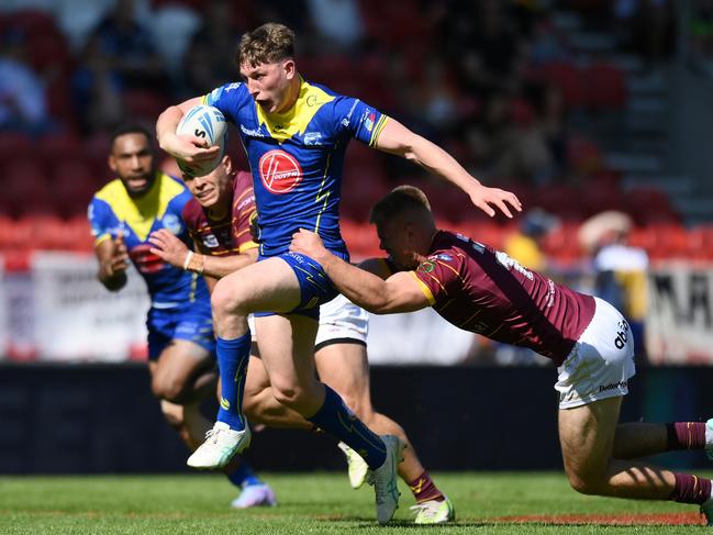 Raiders recruit Matty Nicholson. Picture: Ben Roberts Photo/Getty Images