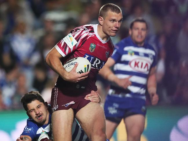 Manly's Tom Trbojevic won’t have to do it all himself. Picture. Phil Hillyard