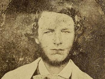 A photographic portrait of Ben Hall, taken in 1863, at Freeman Brothers in Sydney (State Library of New South Wales, P1/693). Picture: Supplied