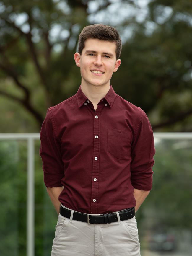 Fort St student John Bivell. (AAP Image / Monique Harmer)