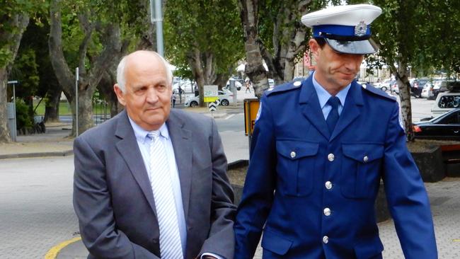 John Wayne Millwood after pleading guilty to maintaining a sexual relationship with a minor in the Supreme Court in Hobart.