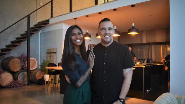 Events specialist Rashi Devandra and renowned Noosa chef Ryan Fitzpatrick of Ohana Group have opened an exclusive dining experience at Coolum Beach, Venu. Picture: Tegan Annett