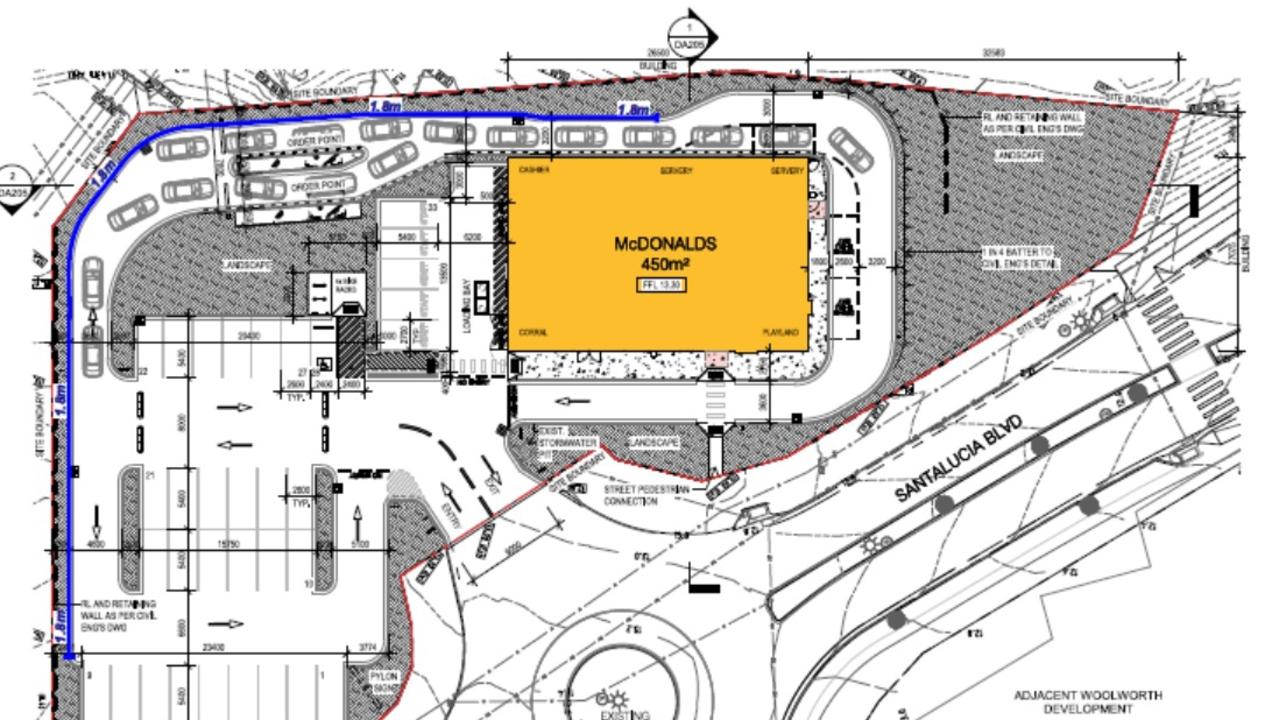 The application proposes to build a 1.8m acoustic barrier along the southern and western edges of the site, adjacent to the residential areas.