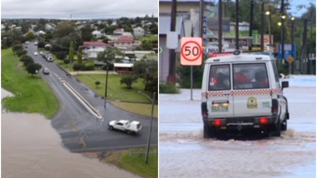 "There's no safe time to be driving through flood waters," Mr Leach said. Picture: Supplied