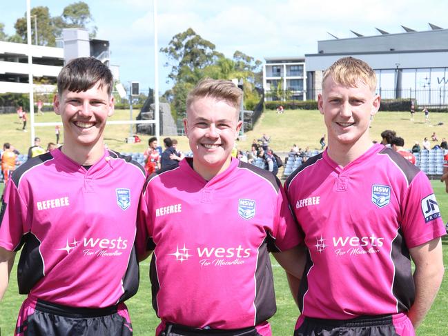 Match officials. Picture Warren Gannon Photography