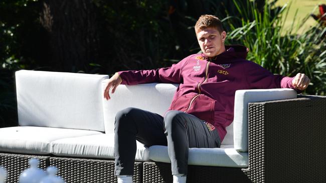 Dylan Napa is confident of playing in Origin II in Sydney. (AAP Image/Darren England)