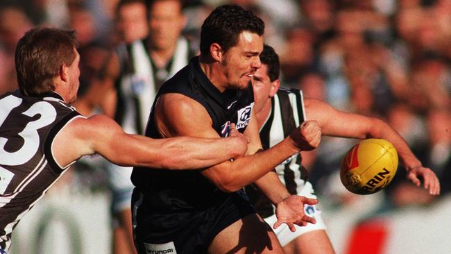 Brad Pearce played two games for Brisbane but is best remembered for his time at Carlton. Picture: Darren Tindale