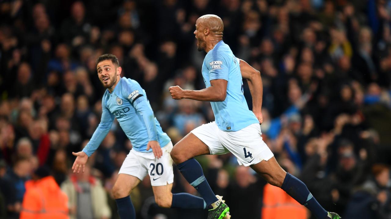 Vincent Kompany scored a potential title-winner for Manchester City