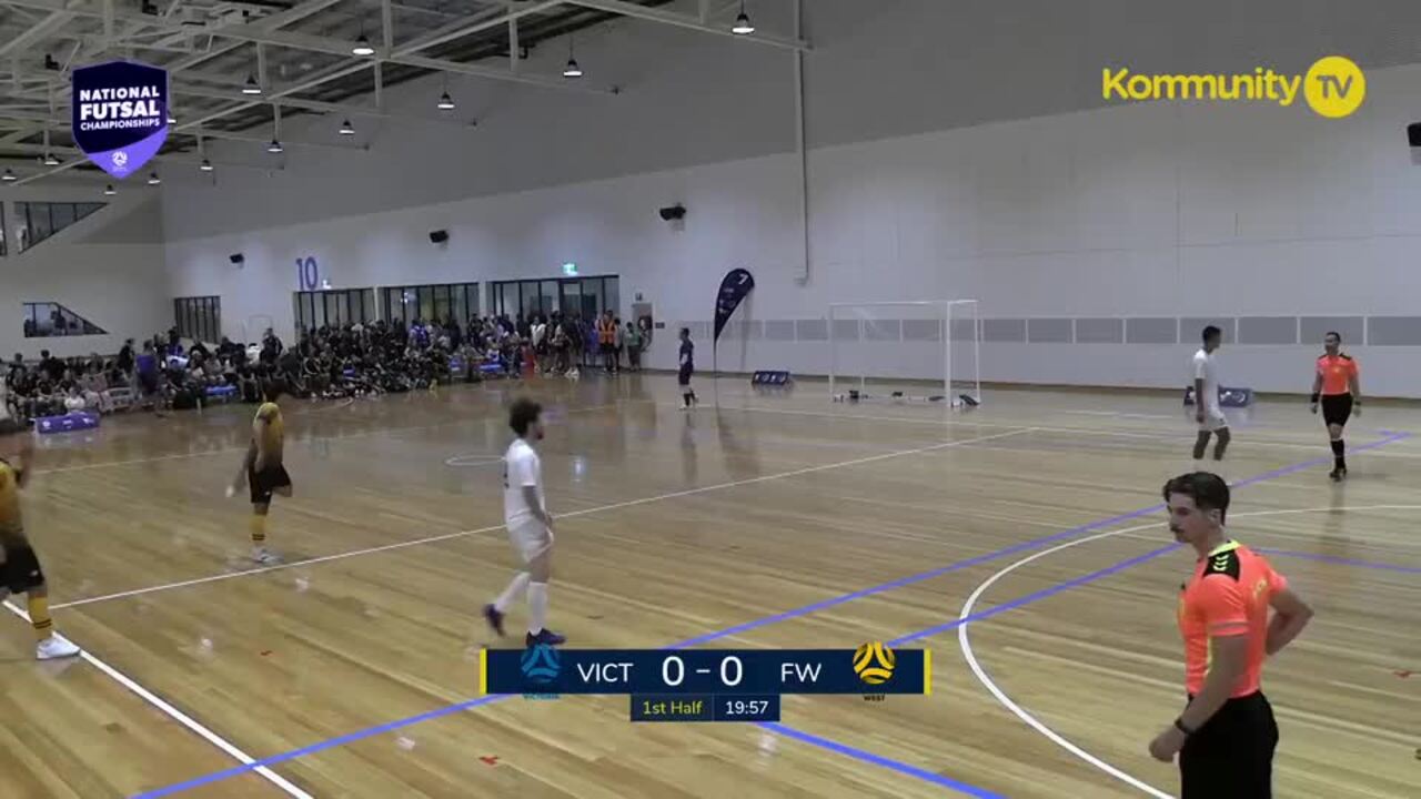 Replay: Football Victoria Tigers v Football West (Open Men) - 2025 National Futsal Championships Day 1