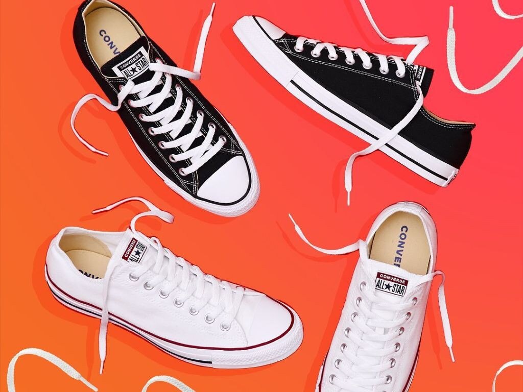 Pick up a brand new pair of Converse sneakers.