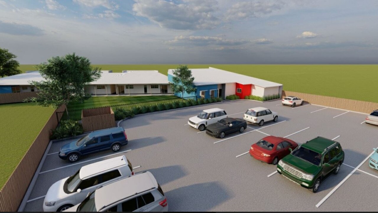 An artist's impression of the new childcare centre proposed for Tanby Road at Yeppoon.