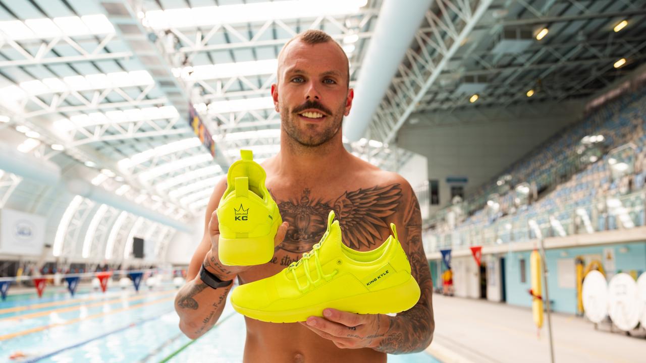 Chalmers teamed up with shoe company Athletikan to release his own signature sneakers. . Picture: NCA NewsWire.