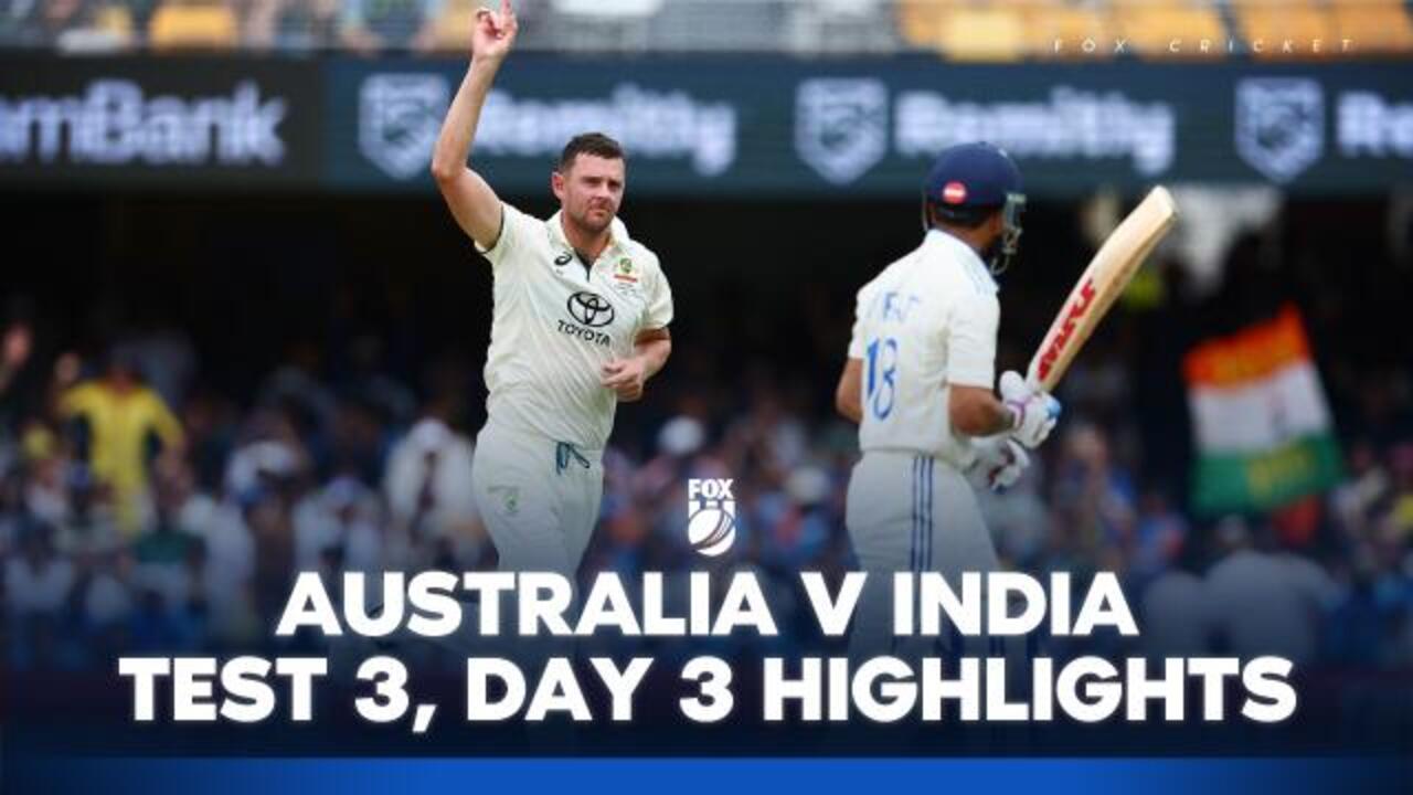 AUS v India - 3rd Test, Day 3 Highlights