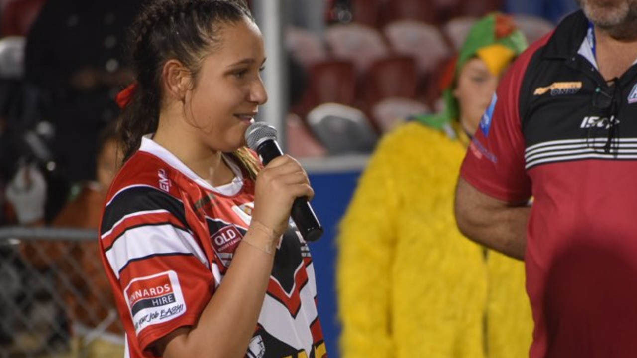 Wanderers U17 Girls defeated Norths 23-6 in the RLMD Grand Final. Eva Neilson. Picture: Matthew Forrest