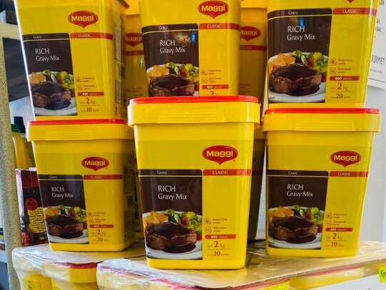 Maggi Rich Gravy Mix tub tastes just like 'pub gravy', fans rave. Picture: Facebook