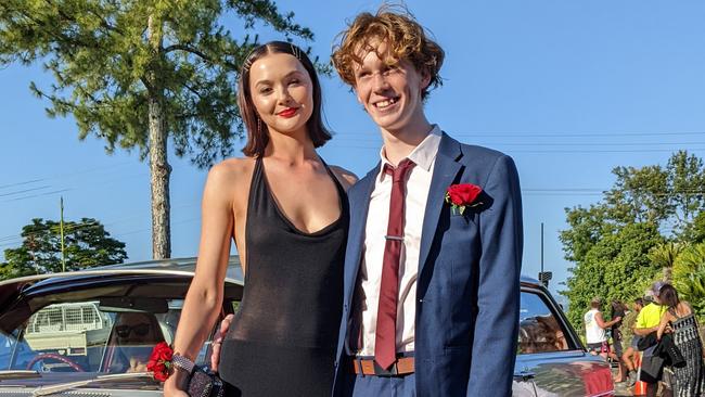 Lexi Daly and her partner Sacha Spencer at Richmond River's Year 12 Formal.