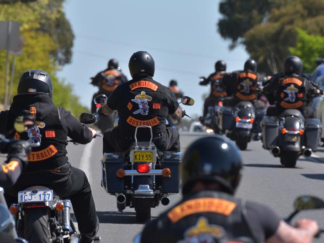 This week Victoria Police hosted Australia’s top OMCG police in the national gang investigator course. Picture: NCA NewsWire