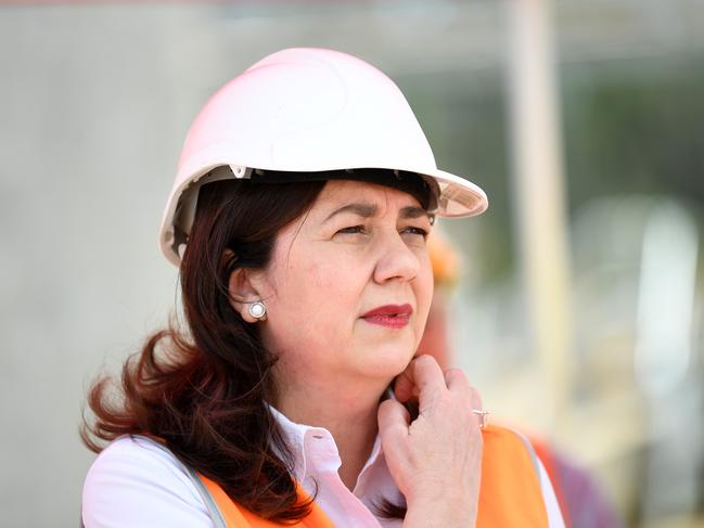 GLADSTONE , AUSTRALIA - NewsWire Photos - OCTOBER 14, 2020.Queensland Premier Annastacia Palaszczuk visits the Northern Oil refinery in Gladstone, while on the election campaign trail. Queenslanders go to the polls on October 31. Picture: NCA NewsWire / Dan Peled