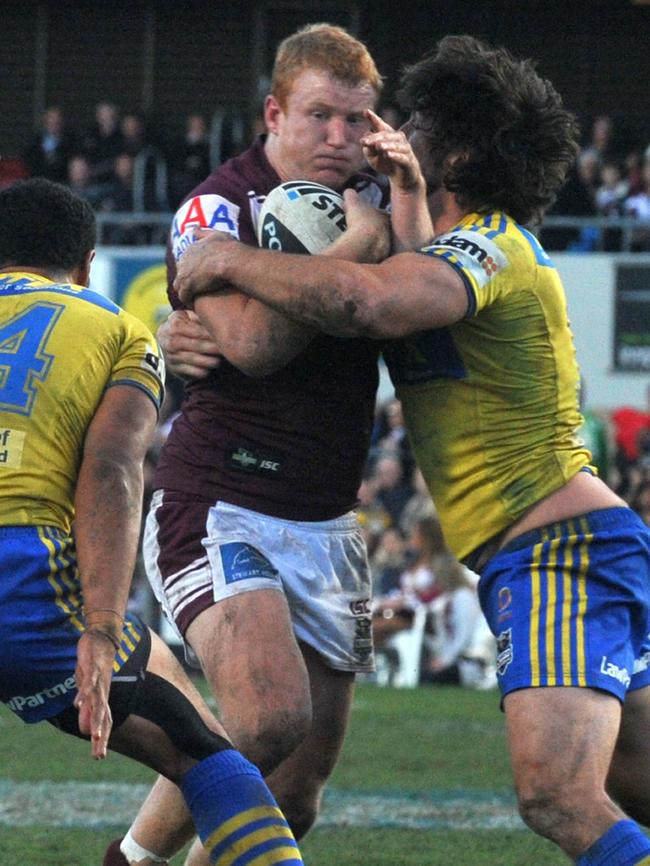 Daniel Harrison was allegedly paid between $15,000 and $20,000 as part of a third-party deal that saw him leave the Eels to join Manly.