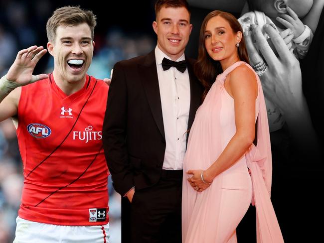 Zach Merrett becomes a father