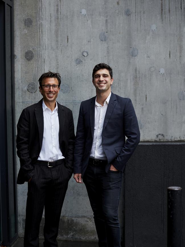 Afterpay co-CEOs Nick Molnar and Anthony Eisen.