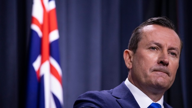 Premier Mark McGowan said the “evolving situation” in South Australia led the Chief Health Officer to determine “the need to further elevate border controls”. Picture: Matt Jelonek/Getty Images