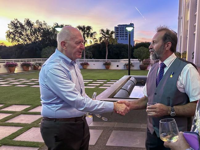 Sir Peter Cosgrove attended a special dinner in Darwin on the 2024 election night.