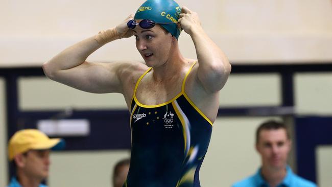 Cate Campbell has decided to give up social media during the Olympics. Picture: Adam Head