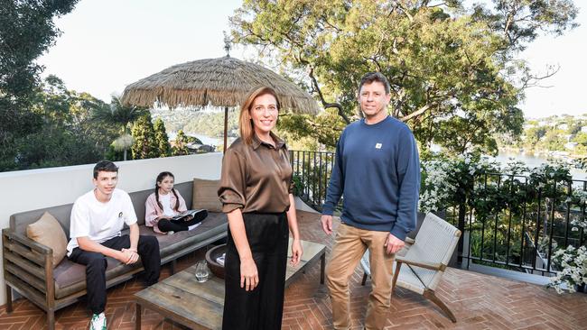 The O'Connell family is selling their home on Linden Way, Castlecrag and moving to an inner city unit.