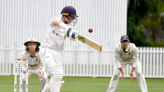 Gold Coast batsman Bailey Garnham in second grade earlier in the season. Pic: John Gass